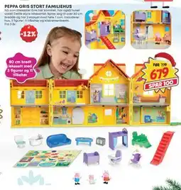 Extra Leker PEPPA GRIS STORT FAMILIEHUS, NOK 679 tilbud