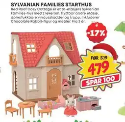 Extra Leker SYLVANIAN FAMILIES STARTHUS, NOK 479 tilbud
