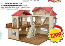 Extra Leker SYLVANIAN FAMILIES LANDSTED MED RØDT TAK, NOK 1299 tilbud