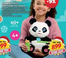 Extra Leker FURREAL COCO THE TUMBLING PANDA, NOK 899 tilbud