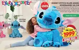 Extra Leker DISNEY STITCH ELLER ANGEL KOSEBAMSE 120 CM, NOK 1999 tilbud