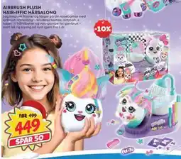 Extra Leker AIRBRUSH PLUSH HAIR-IFFIC HÅRSALONG, NOK 449 tilbud