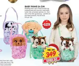 Extra Leker BABY PAWS 24 CM, NOK 349 tilbud