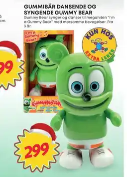 Extra Leker GUMMIBÄR DANSENDE OG SYNGENDE GUMMY BEAR, NOK 299 tilbud
