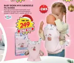 Extra Leker BABY BORN MYK BÆRESELE TIL DUKKE, NOK 249 tilbud
