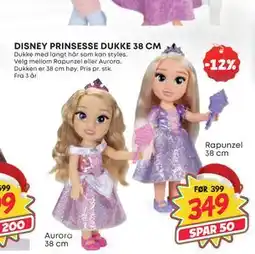 Extra Leker DISNEY PRINSESSE DUKKE 38 CM, NOK 349 tilbud