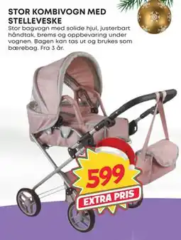 Extra Leker STOR KOMBIVOGN MED STELLEVESKE, NOK 599 tilbud