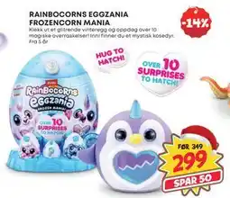 Extra Leker RAINBOCORNS EGGZANIA FROZENCORN MANIA, NOK 299 tilbud
