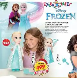Extra Leker DISNEY FROST SYNGENDE ELSA DUKKE 38 CM, NOK 499 tilbud