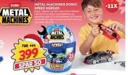 Extra Leker METAL MACHINES SONIC SPEED HEROES, NOK 399 tilbud