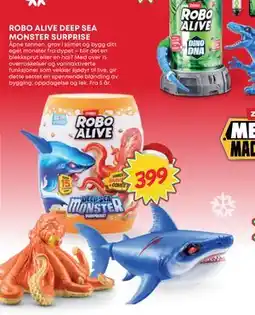 Extra Leker ROBO ALIVE DEEP SEA MONSTER SURPRISE, NOK 399 tilbud