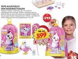Extra Leker PETS ALIVE POLLY DEN MAGISKE FUGLEN, NOK 599 tilbud