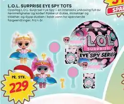 Extra Leker L.O.L. SURPRISE EYE SPY TOTS, NOK 229 tilbud