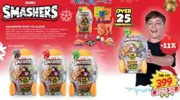 Extra Leker SMASHERS DINO VS ALIENS, NOK 399 tilbud
