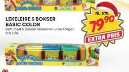 Extra Leker LEKELEIRE 5 BOKSER BASIC COLOR, NOK 79.9 tilbud