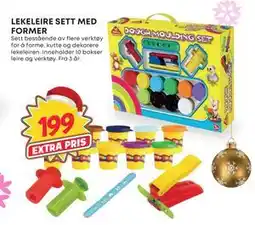 Extra Leker LEKELEIRE SETT MED FORMER, NOK 199 tilbud