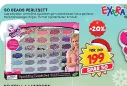 Extra Leker SO BEADS PERLESETT, NOK 199 tilbud