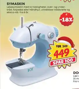 Extra Leker SYMASKIN, NOK 449 tilbud