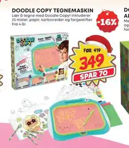 Extra Leker DOODLE COPY TEGNEMASKIN, NOK 349 tilbud
