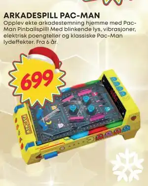 Extra Leker ARKADESPILL PAC-MAN, NOK 699 tilbud
