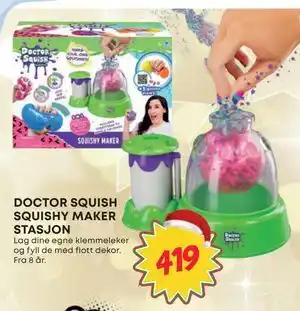 Extra Leker DOCTOR SQUISH SQUISHY MAKER STASJON, NOK 419 tilbud