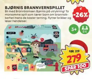 Extra Leker BJØRNIS BRANNVERNSPILLET, NOK 279 tilbud