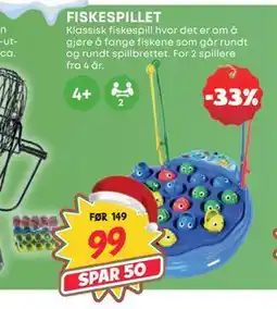 Extra Leker FISKESPILLET, NOK 99 tilbud
