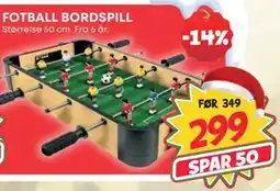Extra Leker FOTBALL BORDSPILL, NOK 299 tilbud