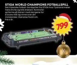 Extra Leker STIGA WORLD CHAMPIONS FOTBALLSPILL, NOK 799 tilbud