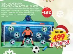 Extra Leker ELECTRO KEEPER ELEKTRONISK FOTBALLMATTE, NOK 499 tilbud