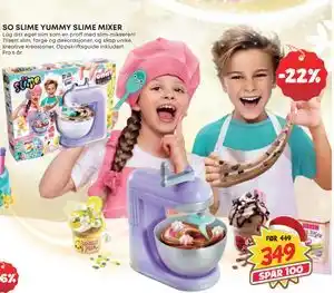 Extra Leker SO SLIME YUMMY SLIME MIXER, NOK 349 tilbud