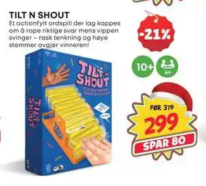 Extra Leker TILT N SHOUT, NOK 299 tilbud