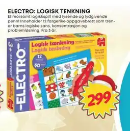 Extra Leker ELECTRO: LOGISK TENKNING, NOK 299 tilbud