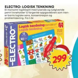 Extra Leker ELECTRO: LOGISK TENKNING, NOK 299 tilbud