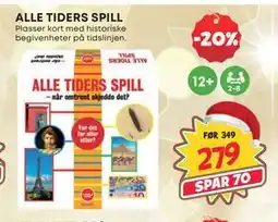 Extra Leker ALLE TIDERS SPILL, NOK 279 tilbud