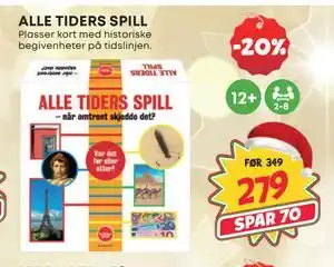 Extra Leker ALLE TIDERS SPILL, NOK 279 tilbud