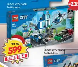 Extra Leker LEGO CITY 60316 Politistasjon, NOK 599 tilbud