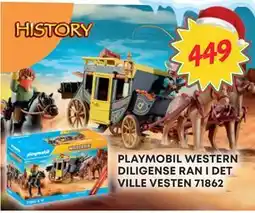 Extra Leker PLAYMOBIL WESTERN DILIGENSE RAN I DET VILLE VESTEN 71862, NOK 499 tilbud