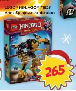 Extra Leker LEGO NINJAGO 71839 Arins Spinjitzu-stridsrobot, NOK 265 tilbud