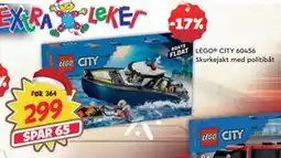 Extra Leker LEGO CITY 60456 Skurkejakt med politibåt, NOK 299 tilbud