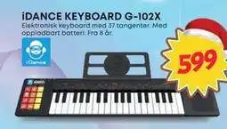 Extra Leker iDANCE KEYBOARD G-102X, NOK 599 tilbud