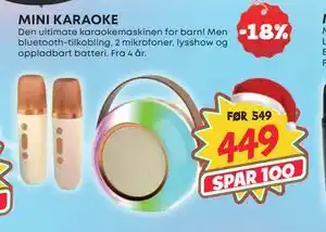 Extra Leker MINI KARAOKE, NOK 449 tilbud