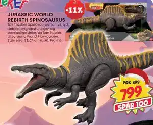 Extra Leker JURASSIC WORLD REBIRTH SPINOSAURUS, NOK 799 tilbud
