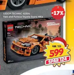 Extra Leker LEGO TECHNIC 42204, NOK 599 tilbud