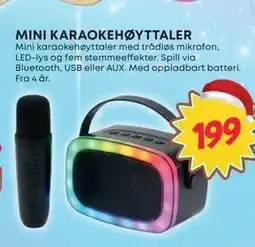 Extra Leker MINI KARAOKEHØYTTALER, NOK 199 tilbud