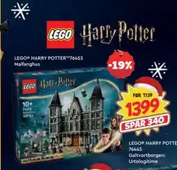 Extra Leker LEGO HARRY POTTER. 76453 Malfanghus, NOK 1399 tilbud
