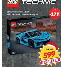 Extra Leker LEGO TECHNIC 42217, NOK 599 tilbud
