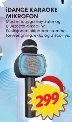 Extra Leker iDANCE KARAOKE MIKROFON, NOK 299 tilbud