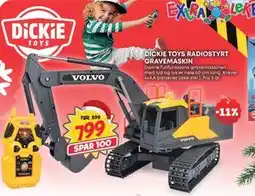 Extra Leker DICKIE TOYS RADIOSTYRT GRAVEMASKIN, NOK 799 tilbud