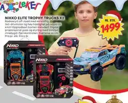 Extra Leker NIKKO ELITE TROPHY TRUCKS X2, NOK 1499 tilbud